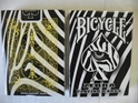 Zebra Deck Bicycle Playing Cards Rare Bicycle Zebra Deck Playing Cards Magic Black White Striped Poker Animal Print zoo wild party